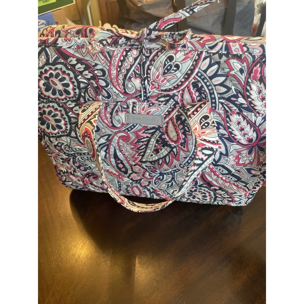 Vera Bradley Gramercy Paisley Travel toiletries hanging organizer cosmetic makeu